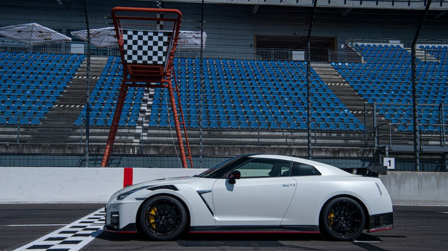 2020 Nissan GT-R NISMO at the race track