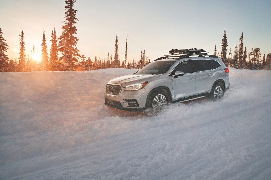 2020 Subaru Ascent in the snow