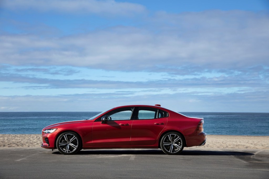 New Volvo S60 R-Design exterior by the beach