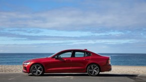 New Volvo S60 R-Design exterior by the beach