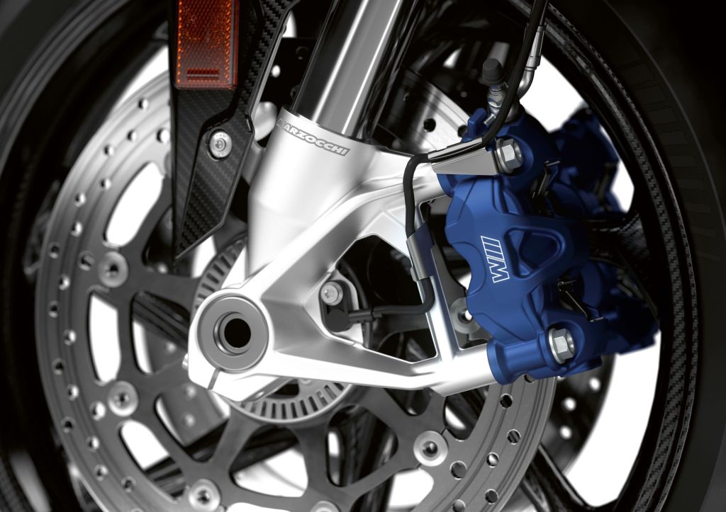 The 2021 BMW M 1000 RR's M-branded brakes