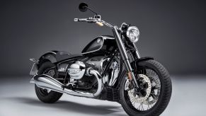 The black-and-chrome-trimmed 2021 BMW R18 First Edition