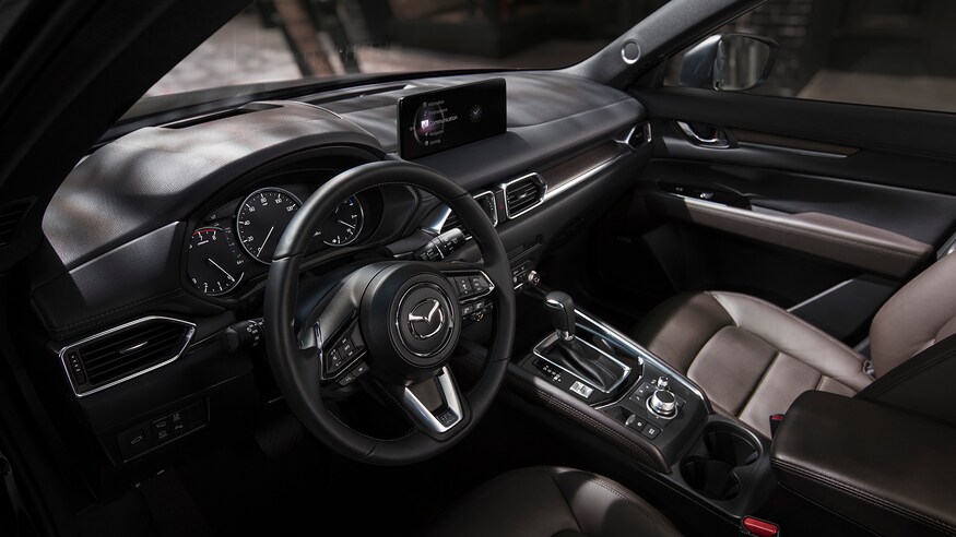 Cockpit area of the 2021 Mazda CX-5