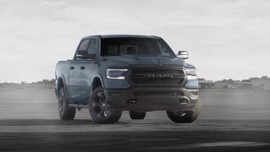 2021 Ram 1500 Built to Serve limited edition in Anvil Blue
