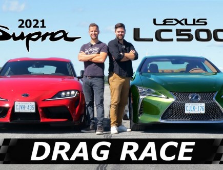 Can a Six-Cylinder Toyota Supra Out-Sprint the V8-Powered Lexus LC500?