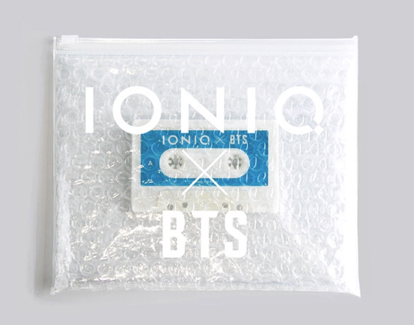 ioniq and its cassette in bubble wrap