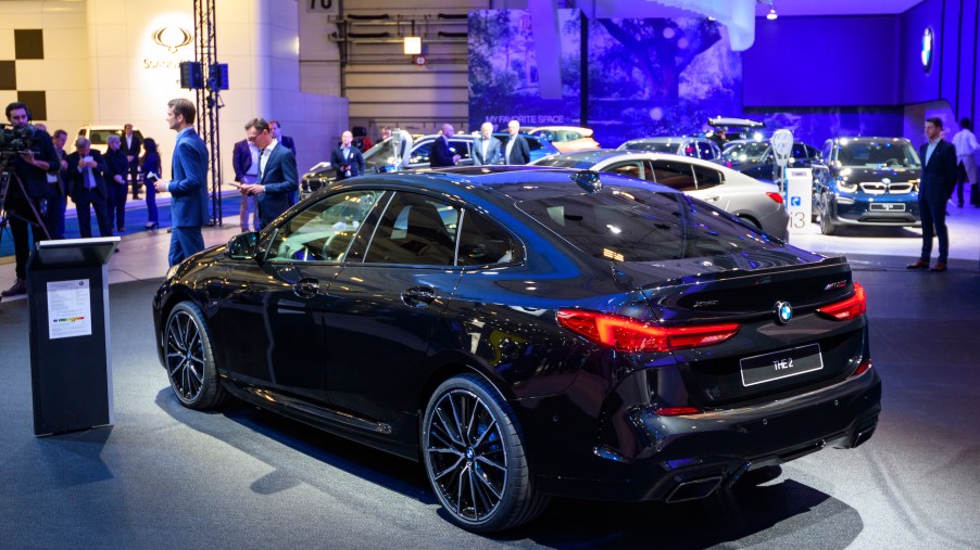 BMW 2 Series or BMW 2 Series Gran Coupé on display at Brussels Expo