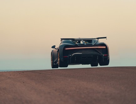 The Bugatti Chiron Pur Sport Tries Going Airborne