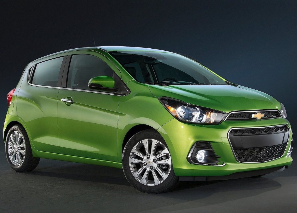 The Chevy Spark is the cheapest brand new car for sale in the US. It is a hatchback often available with significant discounts.