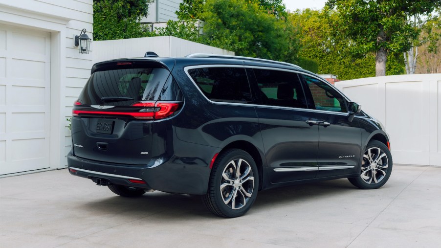 2021 Chrysler Pacifica parked outside the house