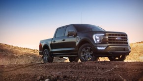 2021 Ford F-150 PowerBoost in the desert