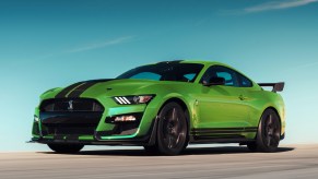 Ford Mustang Shelby in grabber lime