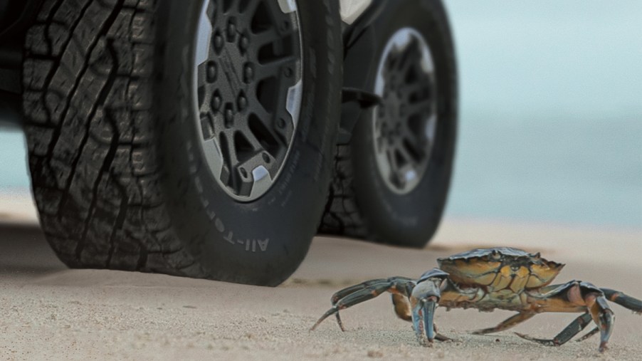 2022 GMC Hummer EV Crab Mode Teaser