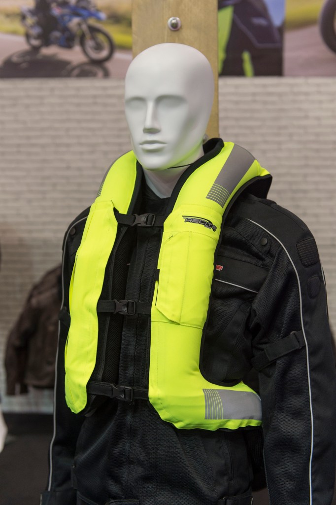 yellow airbag vest