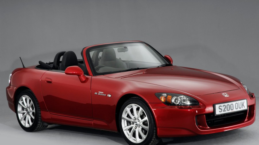 The Honda S2000 was Honda's two seat roadster sports car.