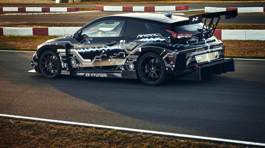 Unveiled The Hyundai Veloster Concept Electric Race Car