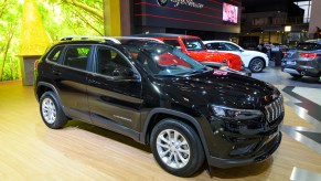 Jeep Cherokee luxury SUV on display at Brussels Expo