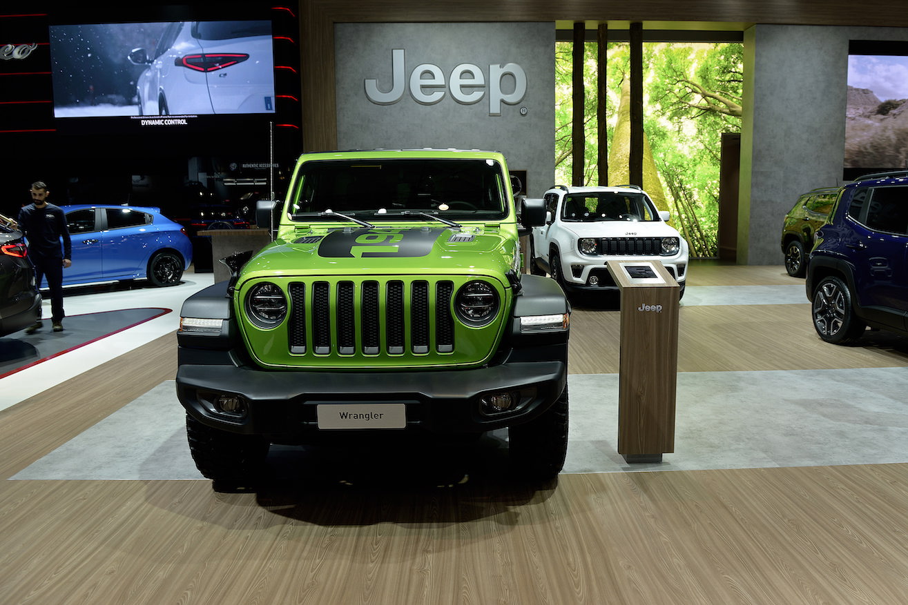 The Wrangler Jeep version Rubicon is exposed at the 97th Brussels Motor Show