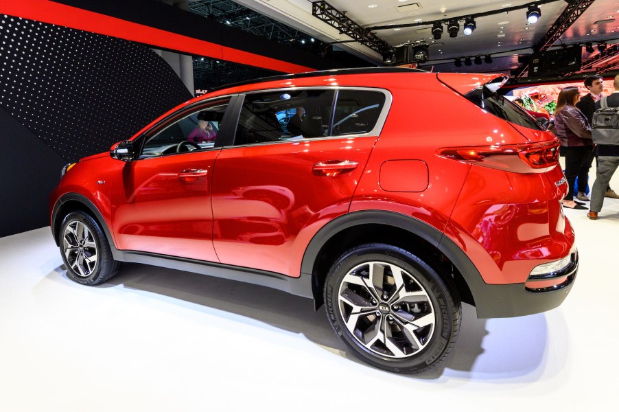 Kia Sportage seen at the New York International Auto Show
