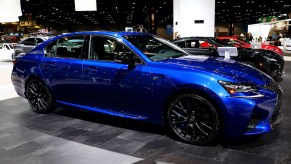2020 Lexus GS F is on display at the 112th Annual Chicago Auto Show at McCormick Place