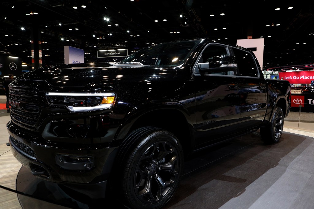 2020 RAM 1500 truck is on display at the 112th Annual Chicago Auto Show