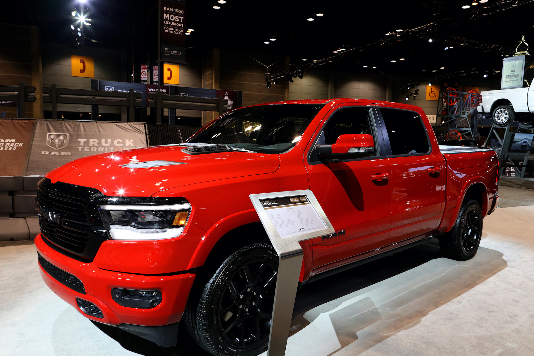 2020 RAM 1500 Laramie is on display at the 112th Annual Chicago Auto Show