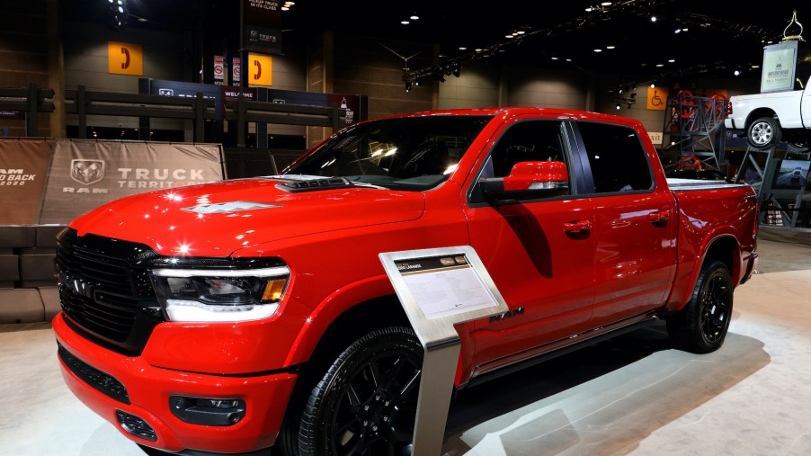 2020 RAM 1500 Laramie is on display at the 112th Annual Chicago Auto Show