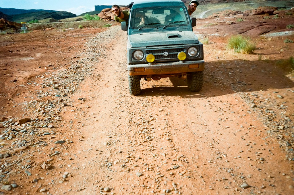 Suzuki Jimny in Moab. Pete and Neal