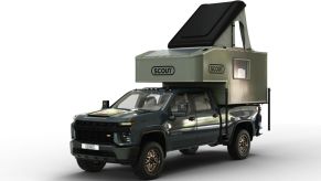 Scout Kenai Camper in truck bed