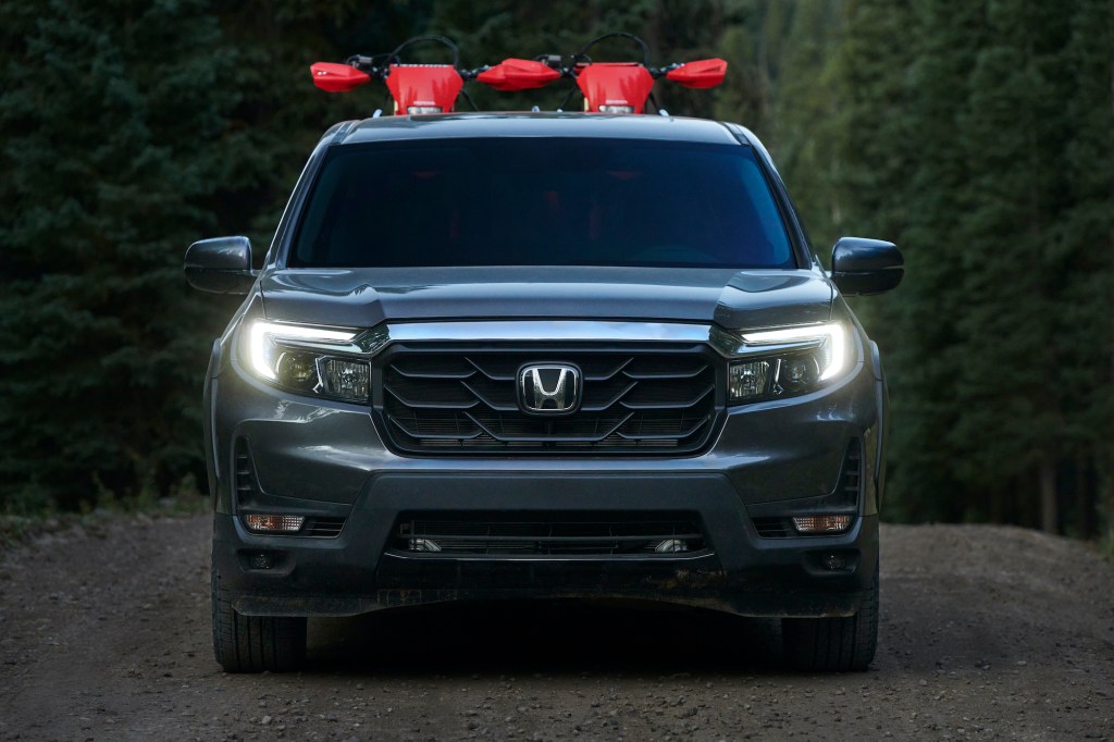 The 2021 Honda Ridgeline front view