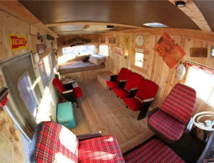 This Custom Winnebago RV Is A Cozy Cabin on Wheels