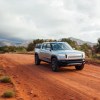 The Rivian R1T is an all-electric pickup truck.