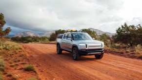 The Rivian R1T is an all-electric pickup truck.