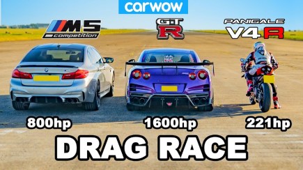 Can a Ducati Panigale V4 R Out-Speed a 1600-Hp Nissan GT-R and 800-Hp BMW M5?