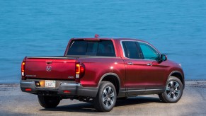 Red 2020 Honda Ridgeline