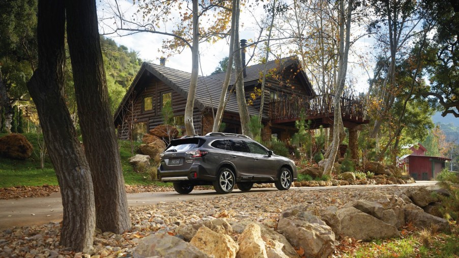 2020 Subaru Outback parked in a driveway