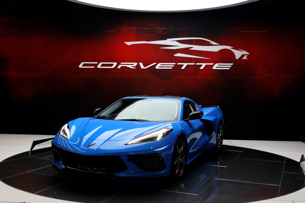 2020 Chevrolet Corvette is on display at the 112th Annual Chicago Auto Show