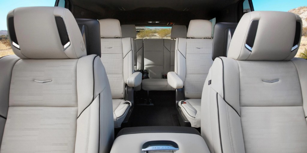 One possible seating arrangement for the 2021 Cadillac Escalade