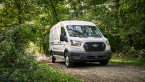 2021 Ford Transit driving