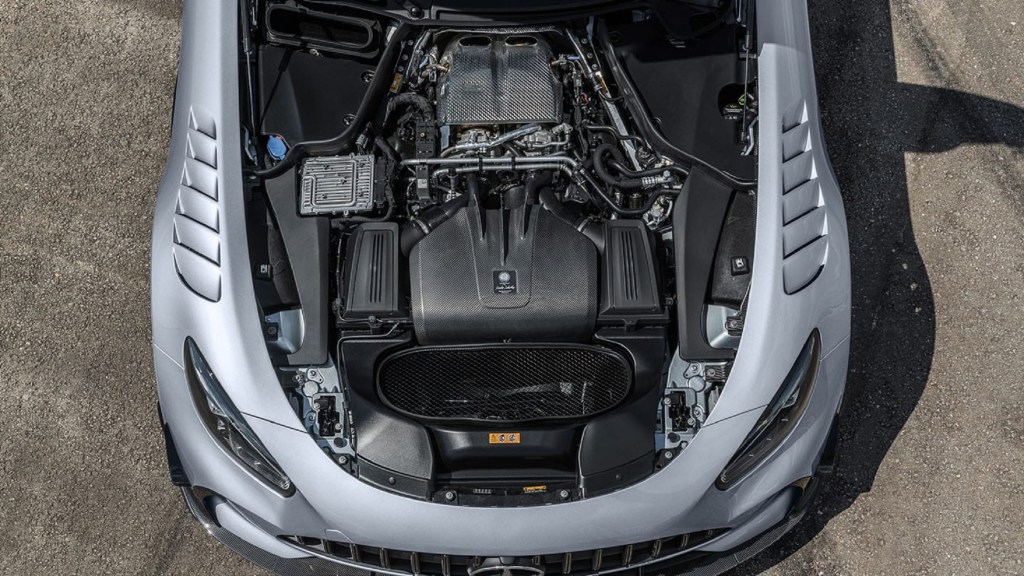 A look at the 2021 Mercedes-AMG GT Black Series' engine