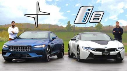 Six-Figure Super Hybrid Showdown: 2021 Polestar 1 vs. 2020 BMW i8 Roadster