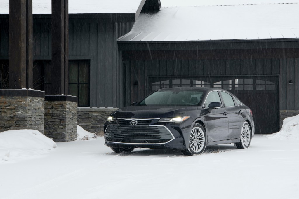 2021 Toyota Avalon in the snow