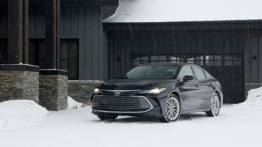2021 Toyota Avalon in the snow