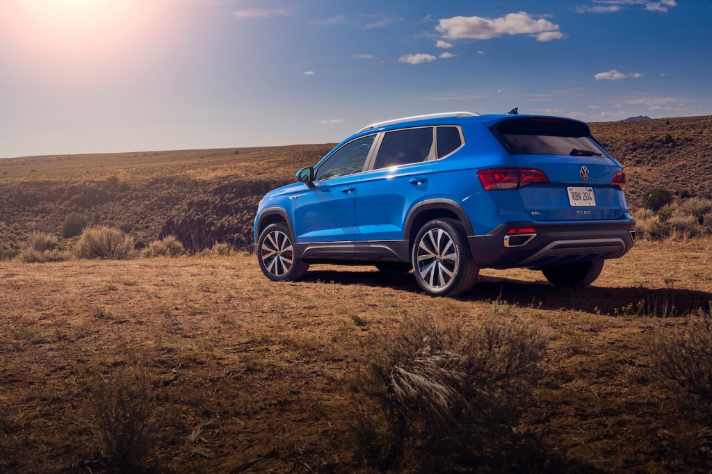 The Taos is Volkswagen's newest small crossover.