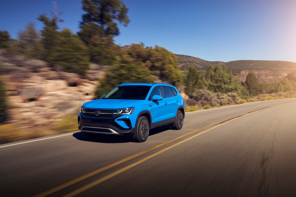 The Taos is Volkswagen's newest small crossover.