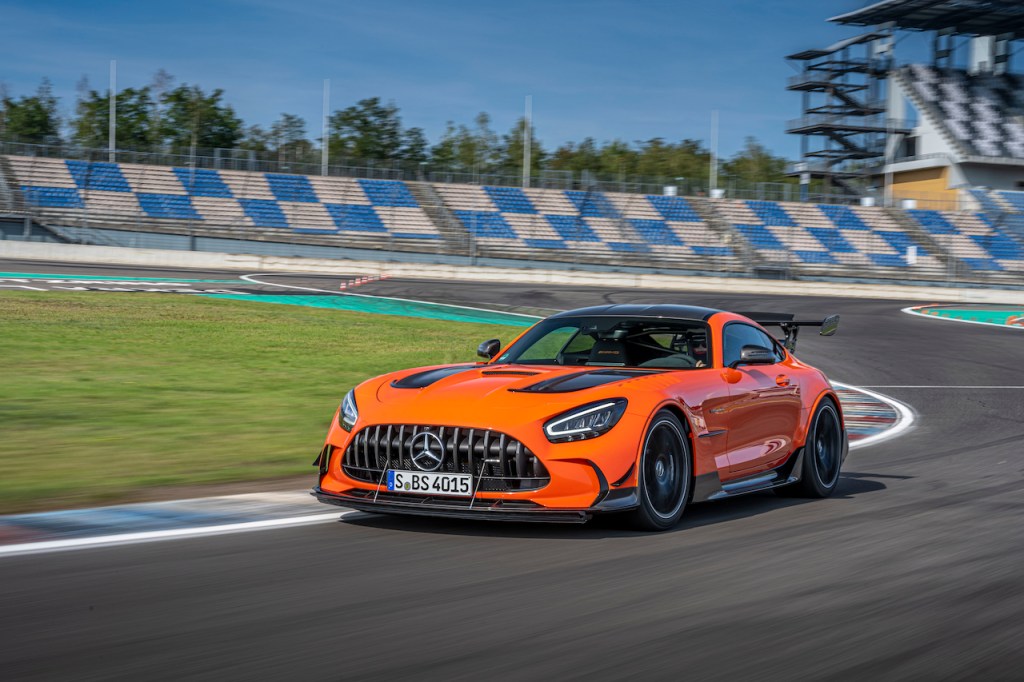 The Mercedes-AMG GT Black Series is the ultimate version of the GT sports car.