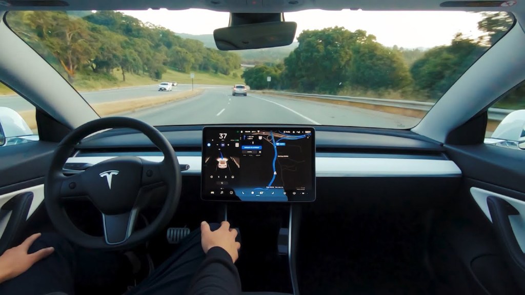A claimed demonstration of Tesla's 'Full Self-Driving' capability