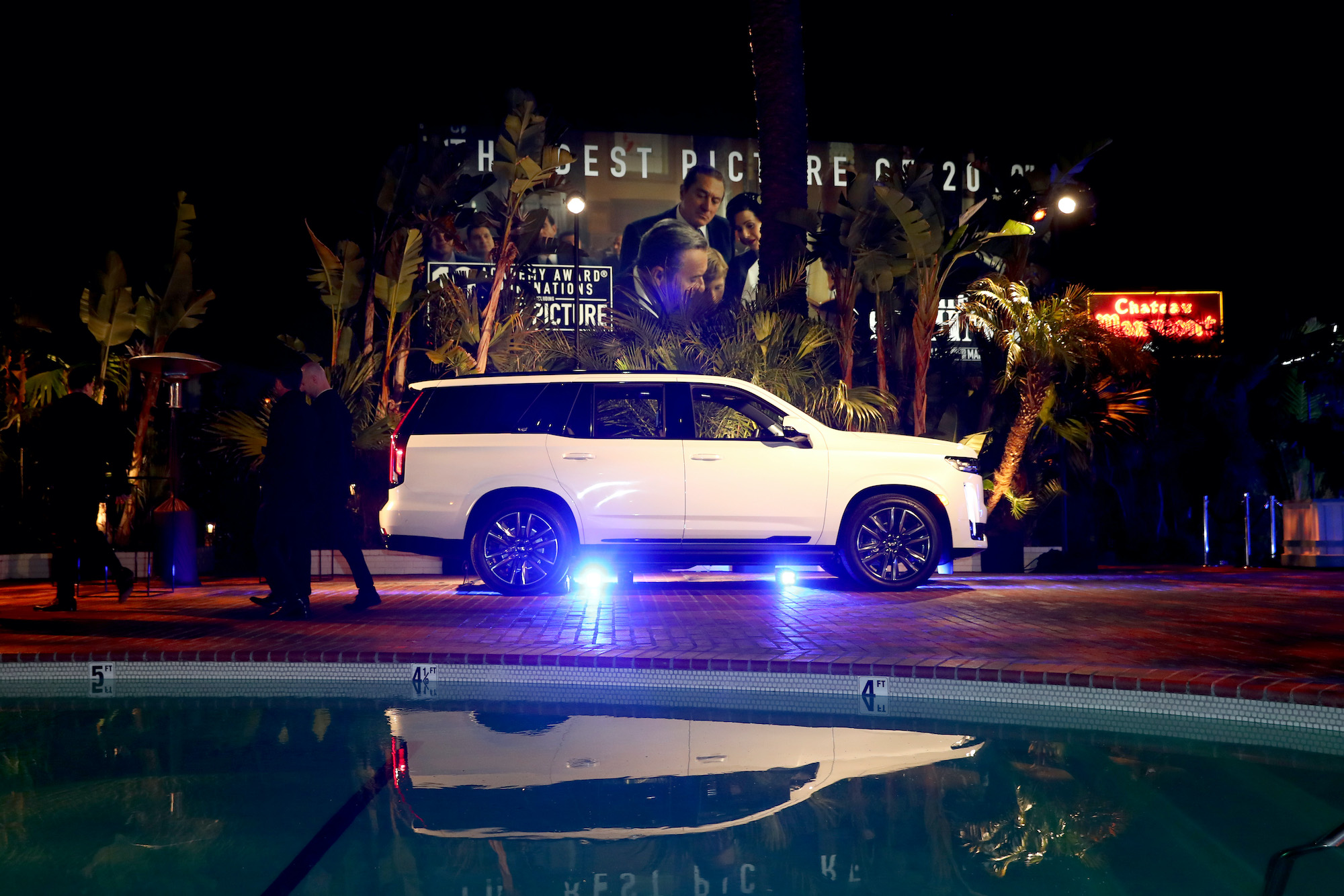 The all-new 2021 Cadillac Escalade is displayed during the Cadillac Oscar Week Celebration