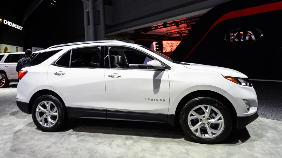 Chevrolet Equinox, rival to the Ford Escape, seen at the New York International Auto Show
