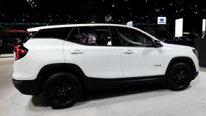 2020 GMC Terrain, a GM vehicle, is on display at the 112th Annual Chicago Auto Show at McCormick Place